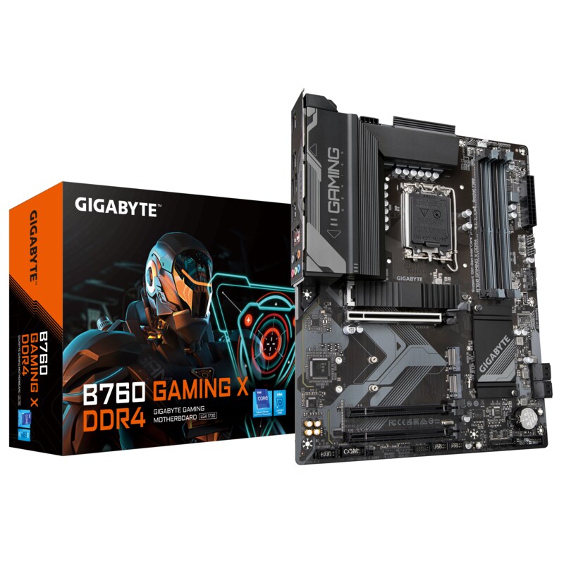 GIGABYTE B760 GAMING X DDR4 ATX Mainboard Sockel 1700 M.2/HDMI/DP