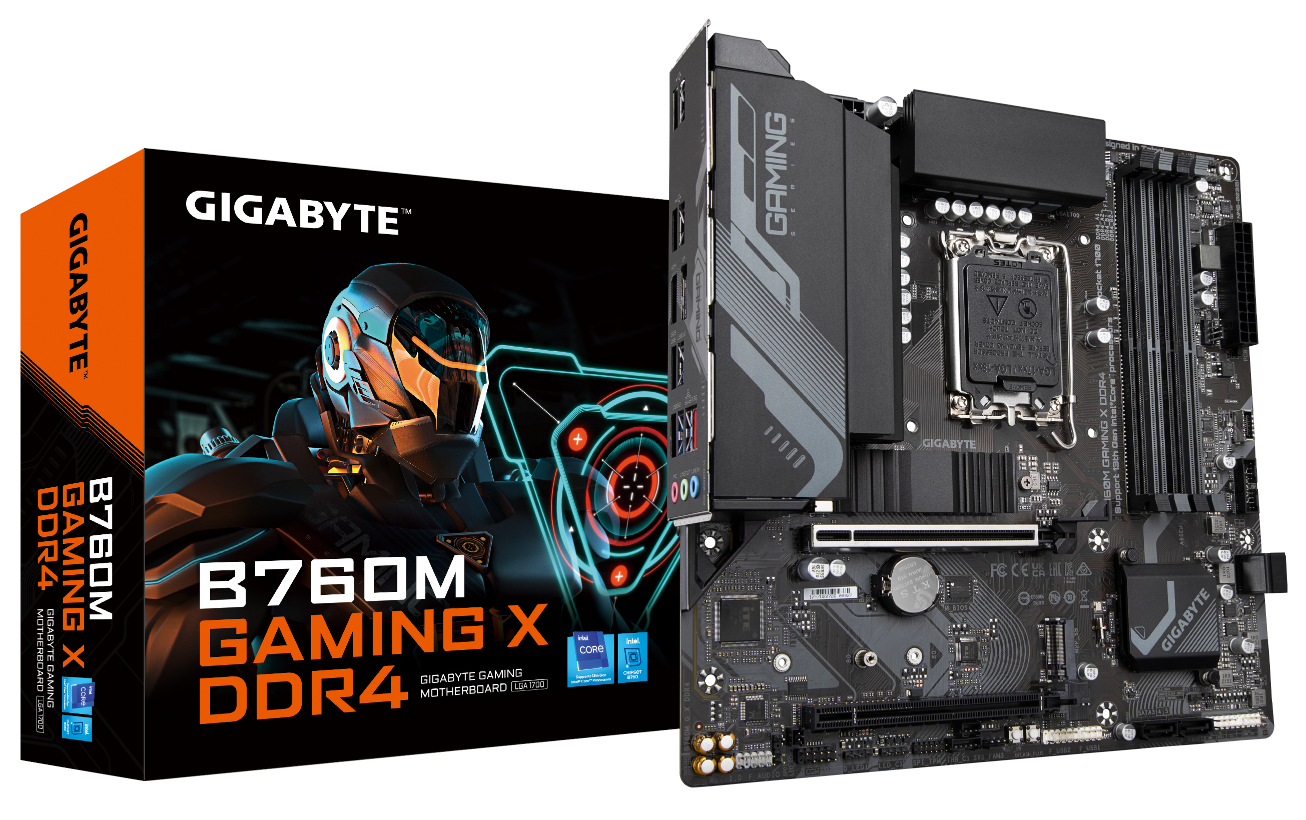 GIGABYTE B760M GAMING X DDR4 uATX Mainboard Sockel 1700 M.2/HDMI/DP