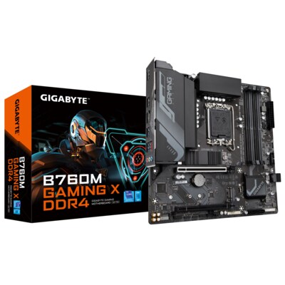 Board ab günstig Kaufen-GIGABYTE B760M GAMING X DDR4 mATX Mainboard Sockel 1700 M.2/HDMI/DP. GIGABYTE B760M GAMING X DDR4 mATX Mainboard Sockel 1700 M.2/HDMI/DP <![CDATA[• mATX Mainboard mit Sockel Intel 1700 für Intel Core 13. Generation-CPU • Intel B760-Chipsatz, Intel HD