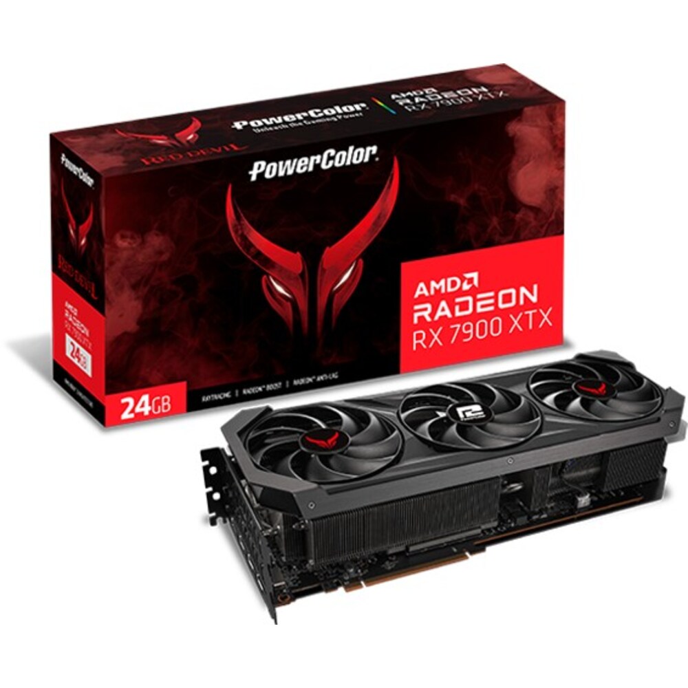 POWERCOLOR AMD Radeon RX 7900 XTX RED DEVIL 24GB GDDR6 Grafikkarte HDMI/xDP
