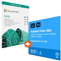Microsoft 365 Family &amp;amp; Creative Cloud All Apps | Download &amp;amp; Produktschl&uuml;ssel
