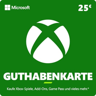of Rod günstig Kaufen-Xbox Guthabenkarte 25 EUR. Xbox Guthabenkarte 25 EUR <![CDATA[• Anbieter/Vertragspartner: Microsoft / Xbox • Guthaben/UVP: 25EUR • Produktart: Digitaler Code per E-Mail • Code nur in Deutschland einlösbar]]>. 