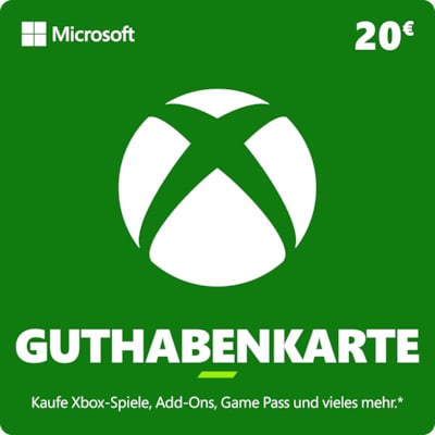digitaler günstig Kaufen-Xbox Guthabenkarte 20 EUR DE. Xbox Guthabenkarte 20 EUR DE <![CDATA[• Anbieter/Vertragspartner: Microsoft / Xbox • Guthaben/UVP: 20EUR • Produktart: Digitaler Code per E-Mail • Code nur in Deutschland einlösbar]]>. 