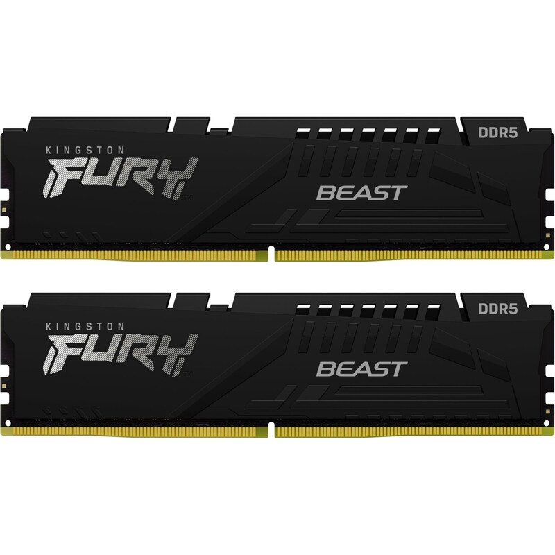 64GB (2x32GB) KINGSTON FURY Beast Black XMP DDR5-6000 CL40 RAM Speicher Kit