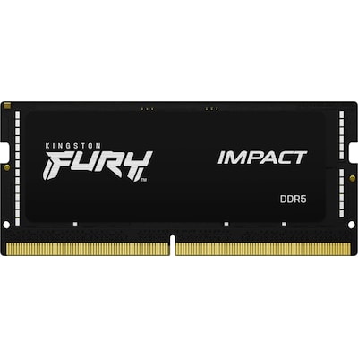 du in günstig Kaufen-16GB (1x16GB) KINGSTON FURY Impact DDR5-5600 CL40 RAM Gaming Notebookspeicher. 16GB (1x16GB) KINGSTON FURY Impact DDR5-5600 CL40 RAM Gaming Notebookspeicher <![CDATA[• 16 GB (RAM-Module: 1 Stück) • DDR 5-RAM 5600 MHz ECC • CAS Latency (CL) 40 • A