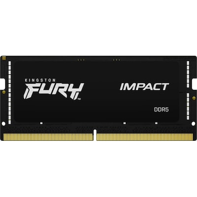 Fury günstig Kaufen-16GB (1x16GB) KINGSTON FURY Impact DDR5-5600 CL40 RAM Gaming Notebookspeicher. 16GB (1x16GB) KINGSTON FURY Impact DDR5-5600 CL40 RAM Gaming Notebookspeicher <![CDATA[• 16 GB (RAM-Module: 1 Stück) • DDR 5-RAM 5600 MHz ECC • CAS Latency (CL) 40 • A