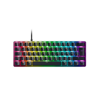 Optische günstig Kaufen-RAZER Huntsman Mini Analog Optische Gaming Tastatur. RAZER Huntsman Mini Analog Optische Gaming Tastatur <![CDATA[• Anwendungsbereich: Gaming, kein Nummernblock • Kabelgebunden (USB-Typ-C) • Layout: deutsch • schwarz, 455g, 36,8 mm x 293 mm x 103 