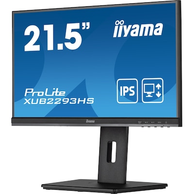 Pivot günstig Kaufen-iiyama ProLite XUB2293HS-B5 54,6cm (21,5") FHD IPS Monitor HDMI/DP 75Hz Pivot. iiyama ProLite XUB2293HS-B5 54,6cm (21,5") FHD IPS Monitor HDMI/DP 75Hz Pivot <![CDATA[• Energieeffizienzklasse: D • Größe: 54,7 cm (21,5 Zoll) 16:9, Auflösung: 
