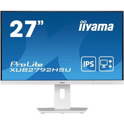 HD Monitor günstig Kaufen-iiyama ProLite XUB2792HSU-W5 68,6m (27") FHD IPS Monitor DP/VGA/HDMI Pivot. iiyama ProLite XUB2792HSU-W5 68,6m (27") FHD IPS Monitor DP/VGA/HDMI Pivot <![CDATA[• Energieeffizienzklasse: E • Größe: 68,6 cm (27 Zoll) 16:9, Auflösung: 1.920x1.