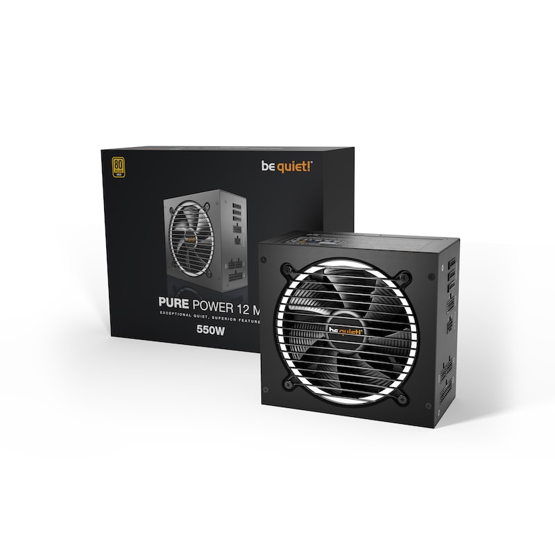 TT Modular günstig Kaufen-be quiet! Pure Power 12 M 550 Watt Netzteil 80+ Gold ATX 3.1 PCIe5.1 modular. be quiet! Pure Power 12 M 550 Watt Netzteil 80+ Gold ATX 3.1 PCIe5.1 modular <![CDATA[• 550 Watt, Hervorragende Effizienz (bis zu 92,8%) • PCIe 5.1, ATX 3.1 • Silence-optimized 