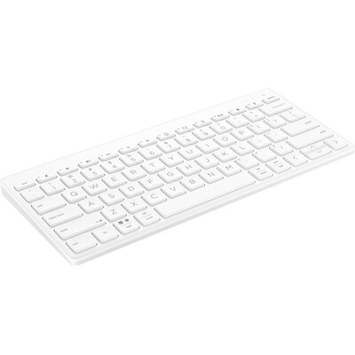 unterwegs günstig Kaufen-HP 350 Compact Multi-Device Kabellose Bluetooth Tastatur, weiß. HP 350 Compact Multi-Device Kabellose Bluetooth Tastatur, weiß <![CDATA[• Anwendungsbereich: Unterwegs, kein Nummernblock • Kabellos, Bluetooth • Layout: deutsch • schwarz, 