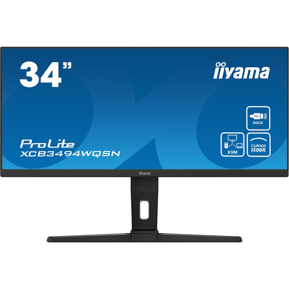 iiyama ProLite XCB3494WQSN-B1 86,4cm (34") UWQHD VA LED-Monitor HDMI/DP/USB-C
