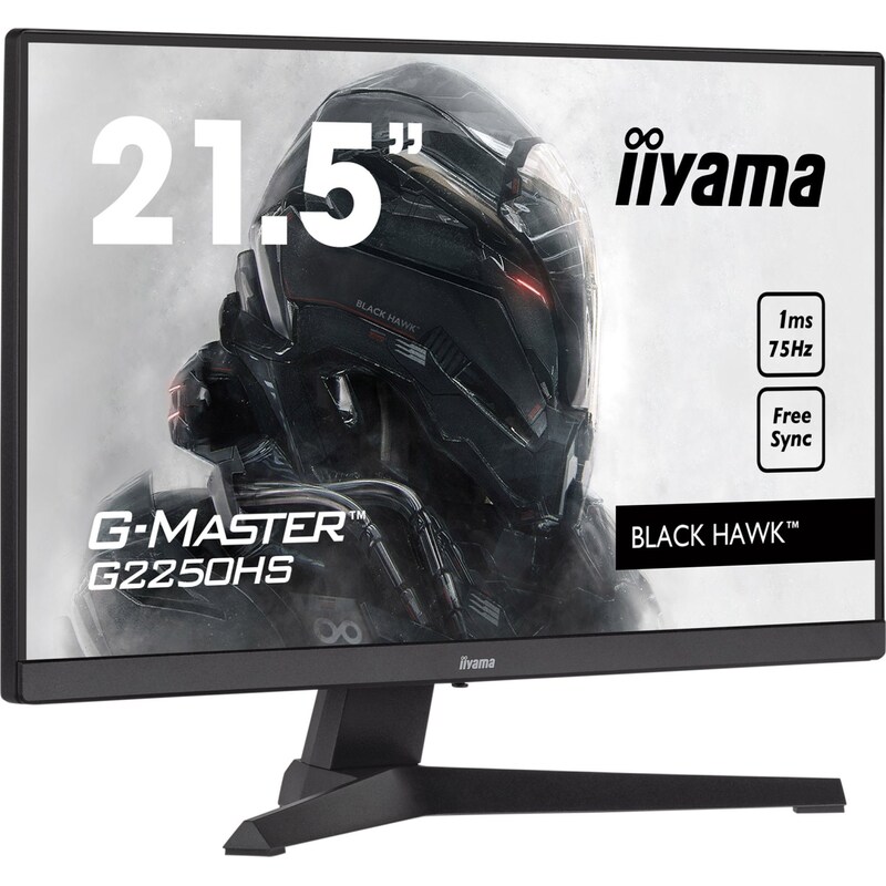 iiyama G-Master G2250HS-B1 54,6cm (21,5") FHD Monitor HDMI/DP 1ms FreeSync