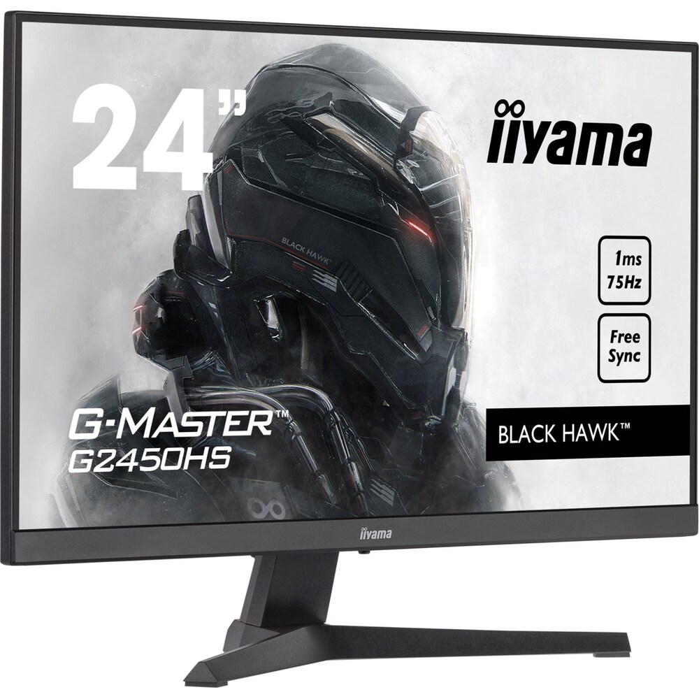 iiyama G-Master G2450HS-B1 60cm (23,8") FHD Monitor HDMI/DP 1ms FreeSync