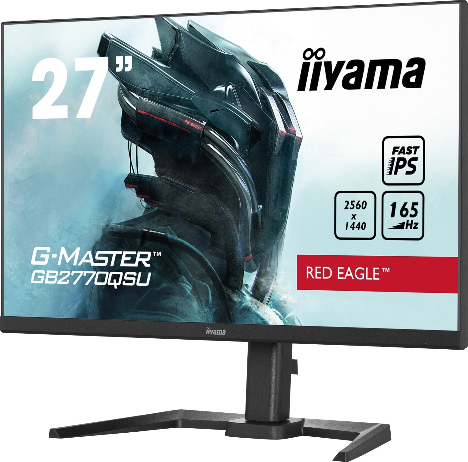 iiyama G-Master GB2770QSU-B5 68,6cm (27&quot;) WQHD IPS Monitor HDMI/DP 165Hz 0,5ms