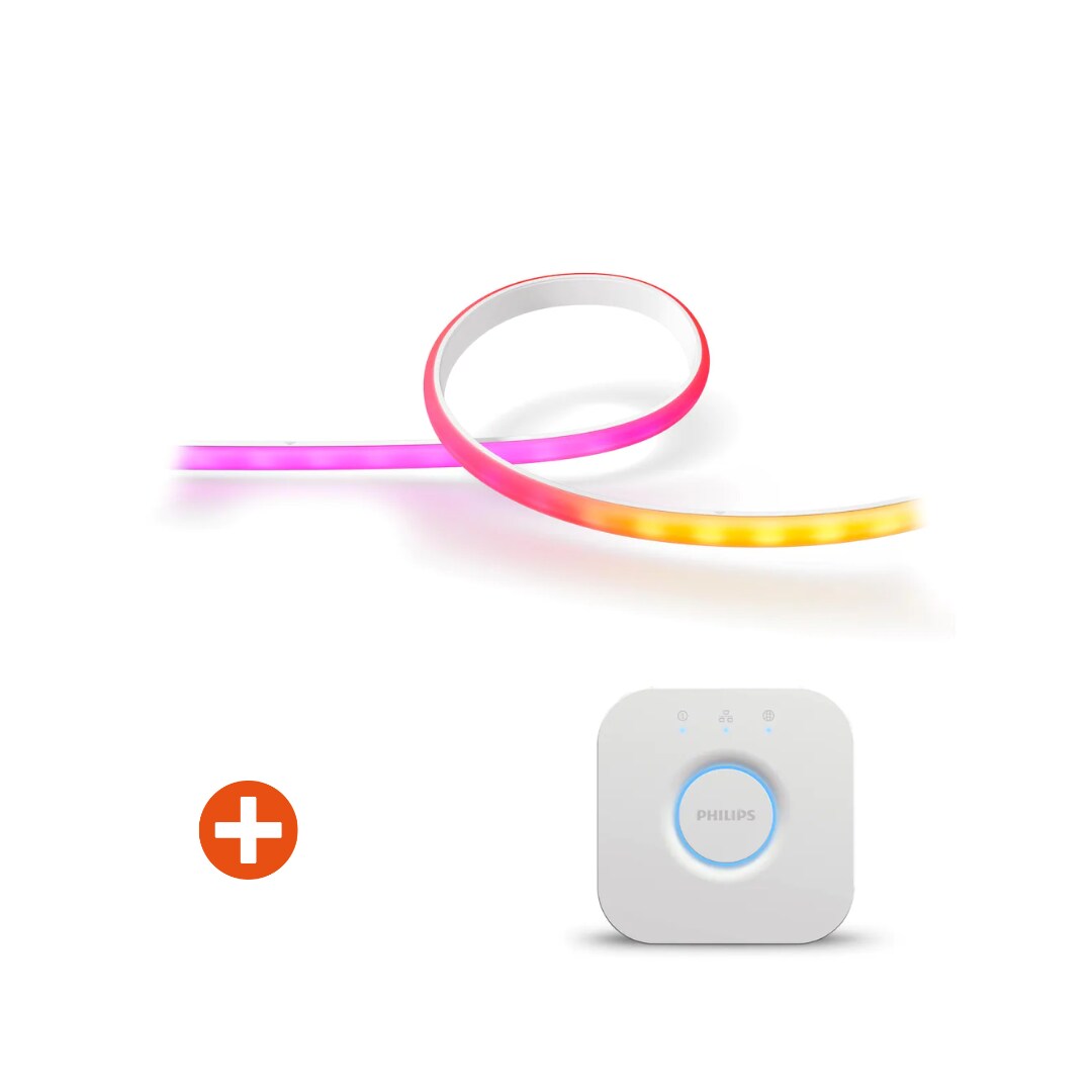 *Philips Hue Lightstrip Set Plus 2m Basis + 1m Erweiterung &amp;amp; Bridge