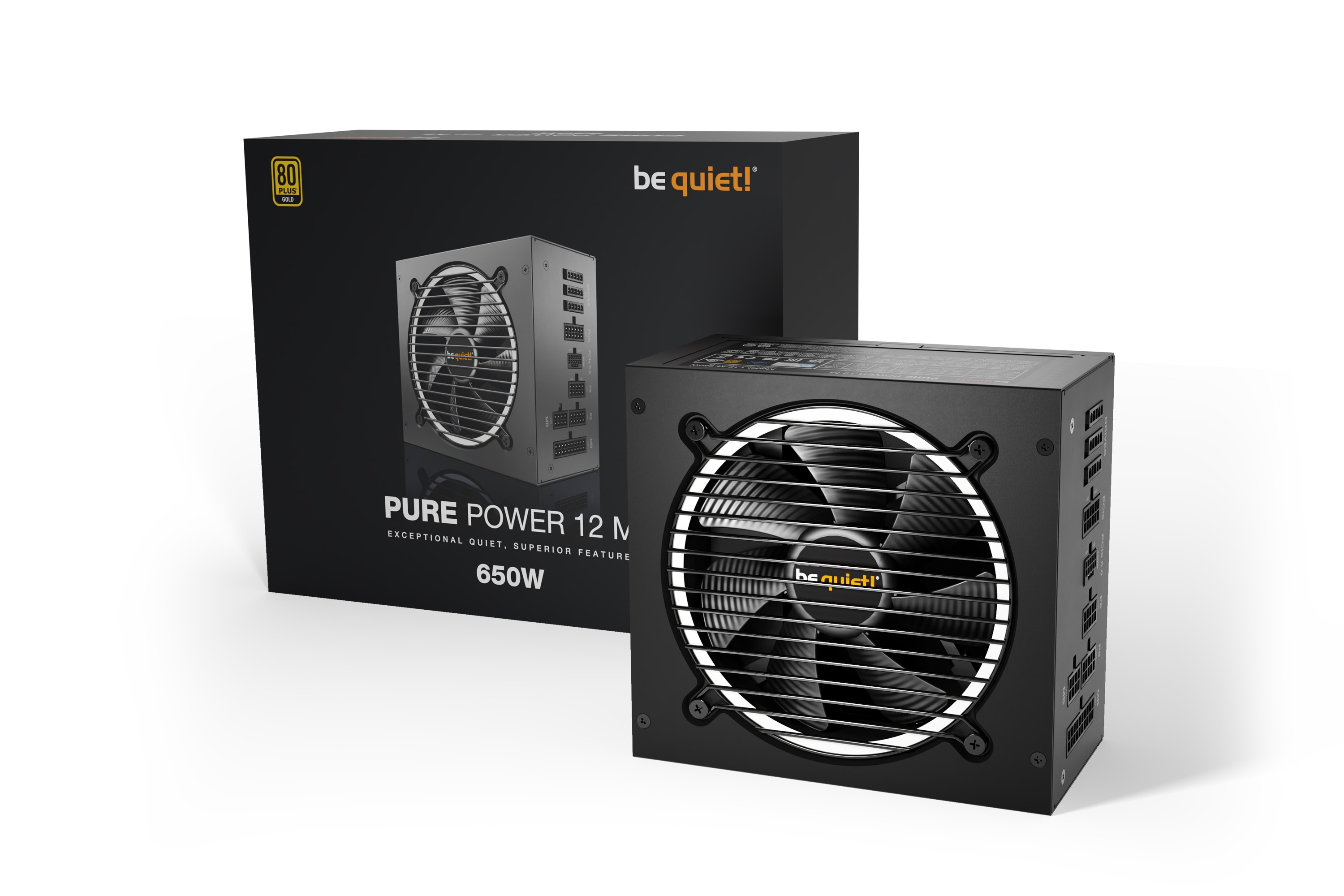 be quiet! Pure Power 12 M 650 Watt Netzteil 80+ Gold ATX 3.0 PCIe5.0 modular