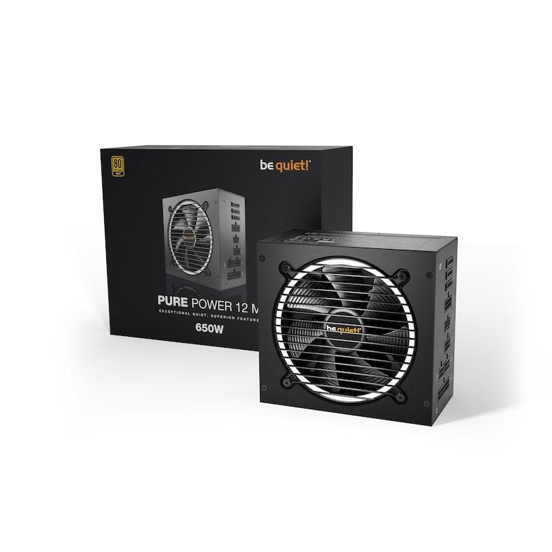 Sil 1 günstig Kaufen-be quiet! Pure Power 12 M 650 Watt Netzteil 80+ Gold ATX 3.1 PCIe5.1 modular. be quiet! Pure Power 12 M 650 Watt Netzteil 80+ Gold ATX 3.1 PCIe5.1 modular <![CDATA[• 650 Watt, Hervorragende Effizienz (bis zu 92,7%) • PCIe 5.1, ATX 3.1 • Silence-optimized 