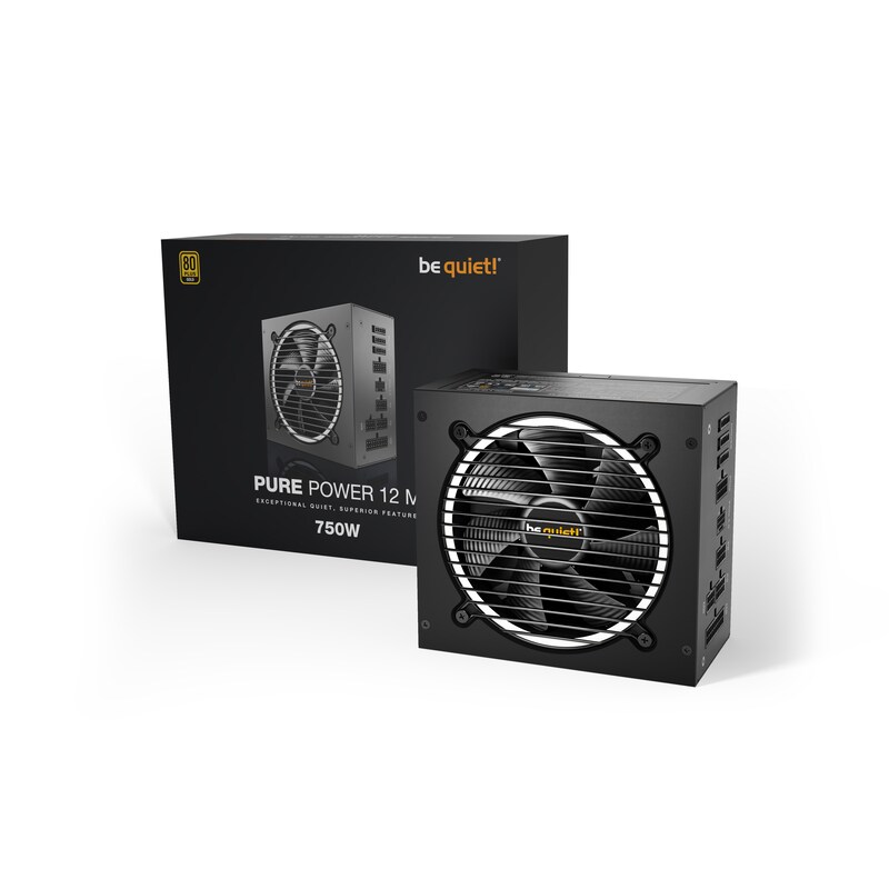 be quiet! Pure Power 12 M 750 Watt Netzteil 80+ Gold ATX 3.0 PCIe5.0 modular