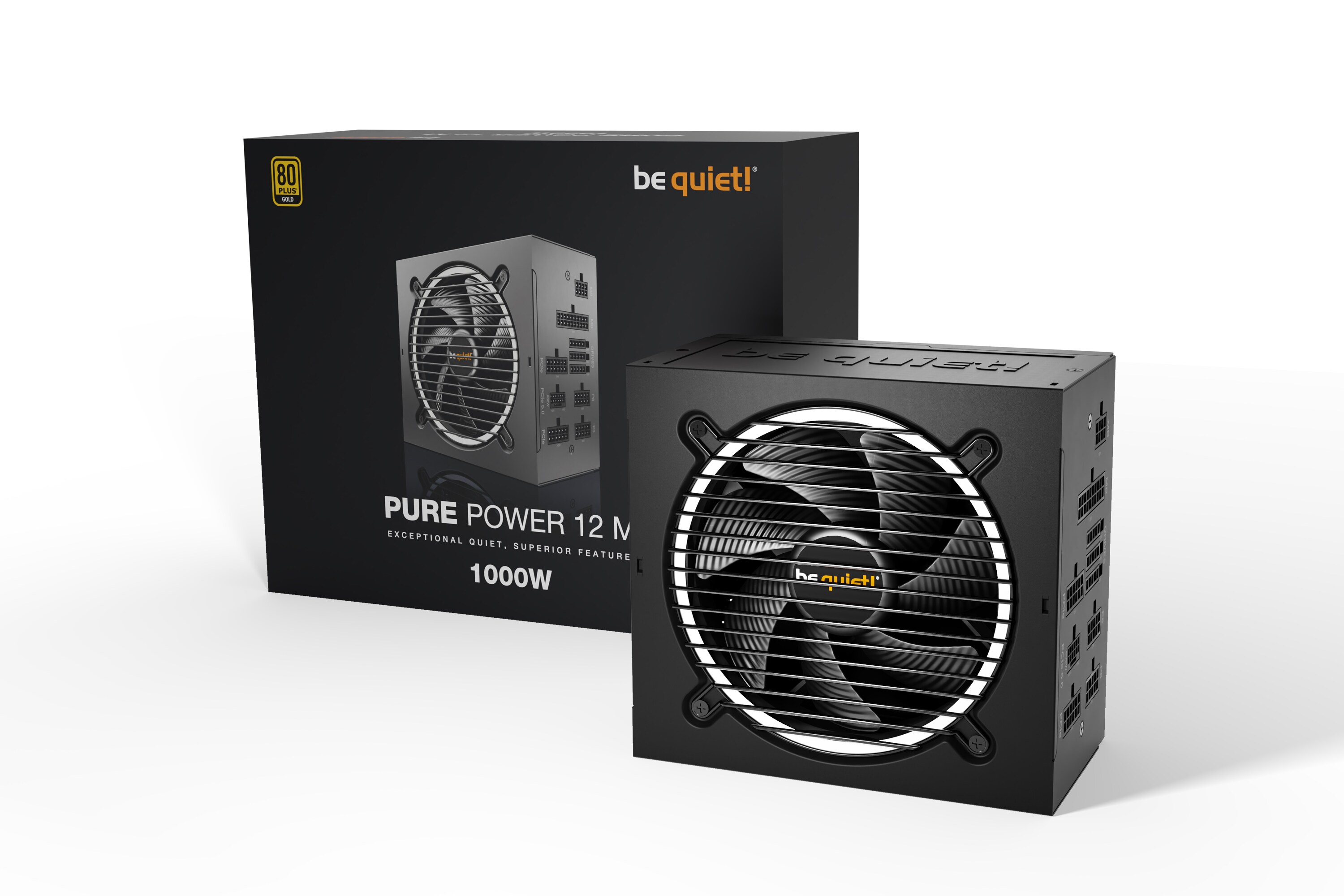 be quiet! Pure Power 12 M 1000 Watt Netzteil 80+ Gold ATX 3.0 PCIe5.0 modular