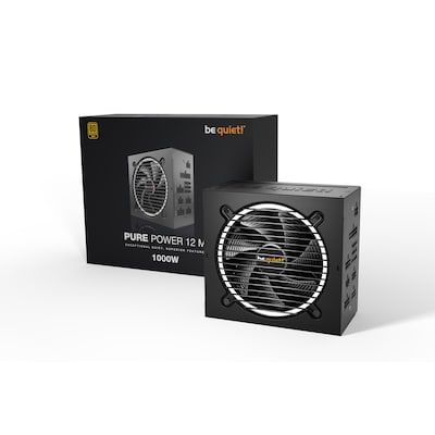be quiet!  Pure Power 12 M 1000 Watt Netzteil 80+ Gold ATX 3.1 PCIe5.1 modular | 04260052189504