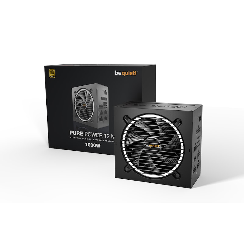 PCIe zu günstig Kaufen-be quiet! Pure Power 12 M 1000 Watt Netzteil 80+ Gold ATX 3.1 PCIe5.1 modular. be quiet! Pure Power 12 M 1000 Watt Netzteil 80+ Gold ATX 3.1 PCIe5.1 modular <![CDATA[• 1000 Watt, Hervorragende Effizienz (bis zu 93,1%) • PCIe 5.1, ATX 3.1 • Silence-optimiz