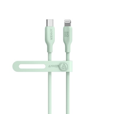 Image of Anker 541 Eco-friendly Bio-TPU-Kabel USB-C zu Lightning 0,9m grün