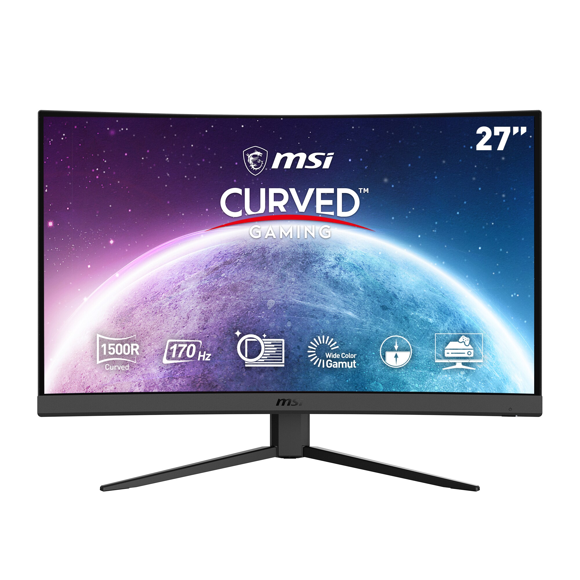 MSI Optix G27C4DE E2 69cm (27&quot;) FHD VA Gaming Monitor HDMI/DP 170Hz 1ms