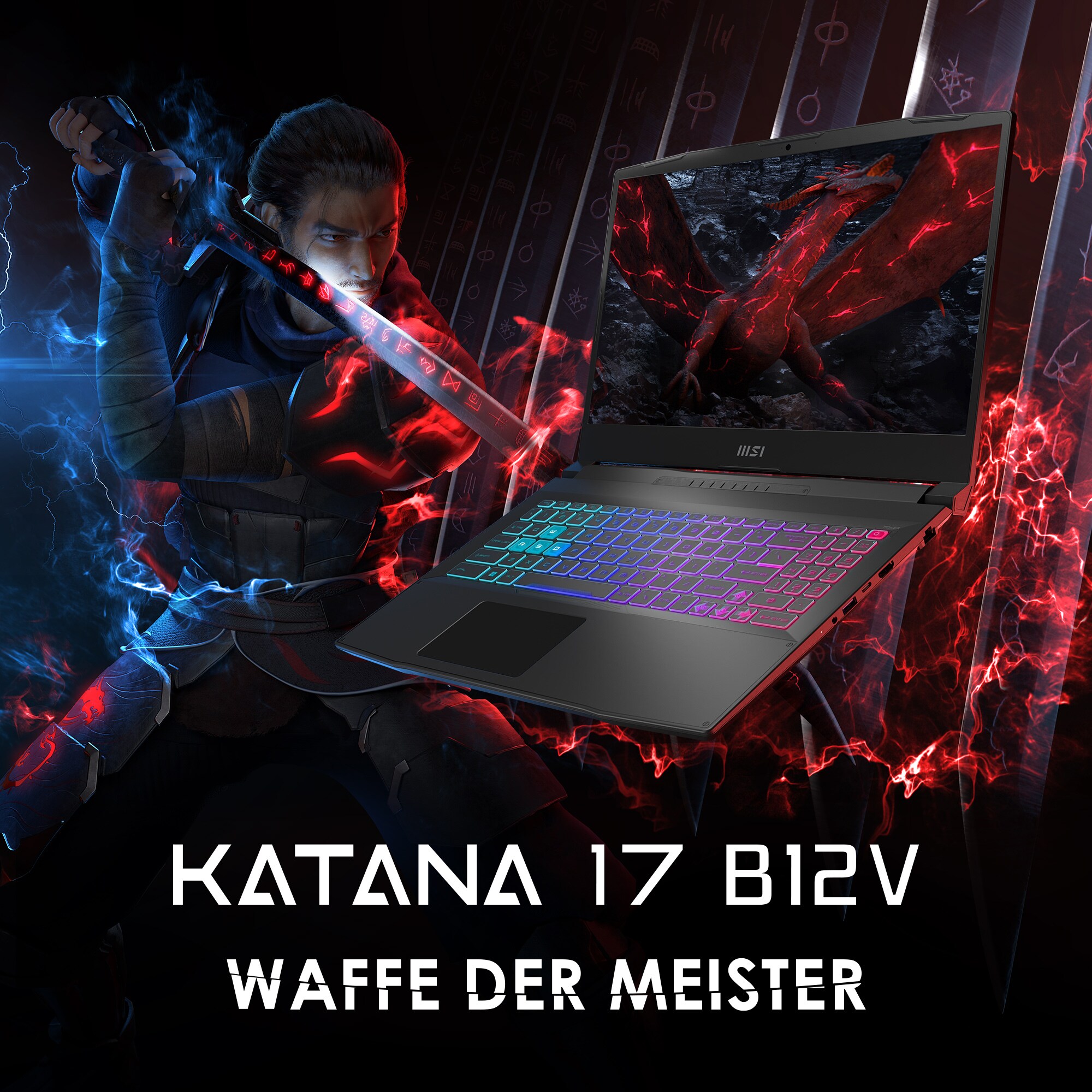 MSI Katana 17 B12VGK-078 17,3" FHD 144Hz i7-12650H 16GB/512GB SSD RTX ...