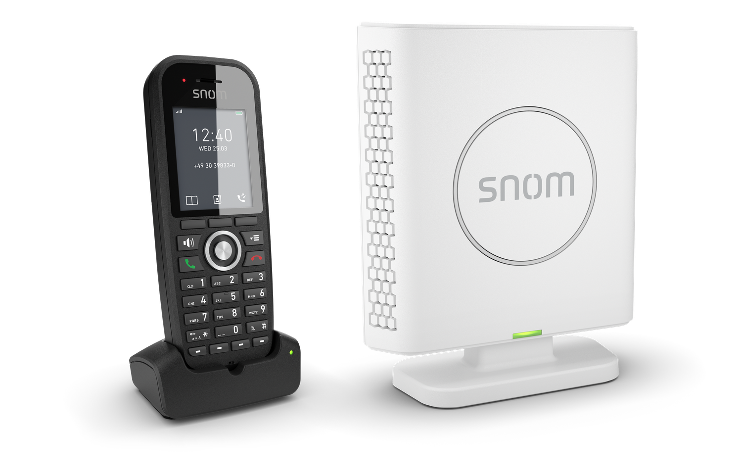 Snom M430 Schnurloses VoIP Telefon DECT Bundle M400 &amp;amp; M30