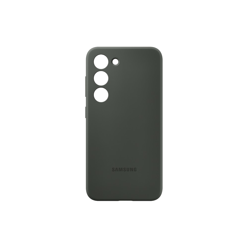 Samsung Silicone Case EF-PS911 für Galaxy S23 Dunkelgrün