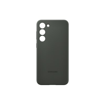 Samsung Silicone Case EF-PS916 für Galaxy S23+ Dunkelgrün