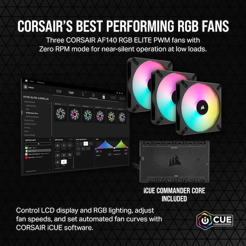 Corsair ICUE H170i Elite XT LCD RGB Wasserkühlung Intel und AMD CPU