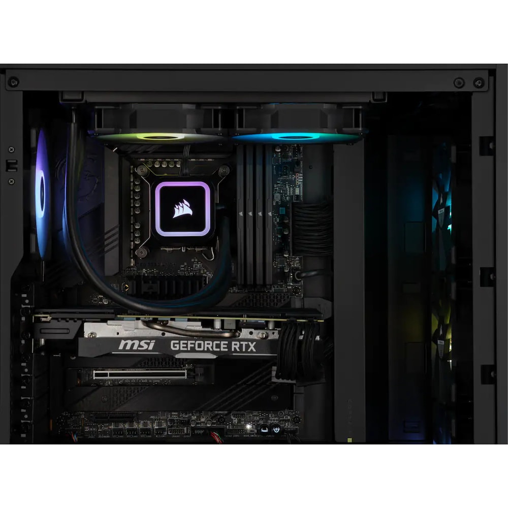 Corsair ICUE H100x RGB ELITE Wasserkühlung Intel und AMD CPU