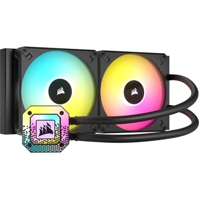 40mm x günstig Kaufen-Corsair ICUE H100i ELITE CAPELLIX XT RGB Wasserkühlung 240mm Intel und AMD CPU. Corsair ICUE H100i ELITE CAPELLIX XT RGB Wasserkühlung 240mm Intel und AMD CPU <![CDATA[• CPU-Flüssigkeitskühlung mit RGB • Kupferkühlstruktur mit geteiltem K