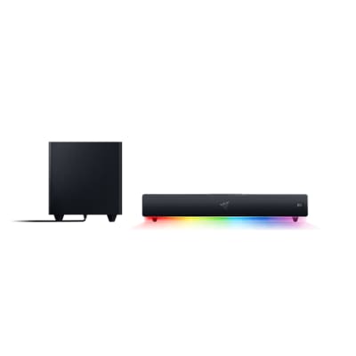 12 i  günstig Kaufen-RAZER Leviathan V2 Soundbar inkl. Subwoofer / RAZER CHROMA™ RGB. RAZER Leviathan V2 Soundbar inkl. Subwoofer / RAZER CHROMA™ RGB <![CDATA[• Multi-Treiber-PC-Soundbar inklusive Subwoofer • THX® Spatial Audio • Kompaktes Desktop-Format 