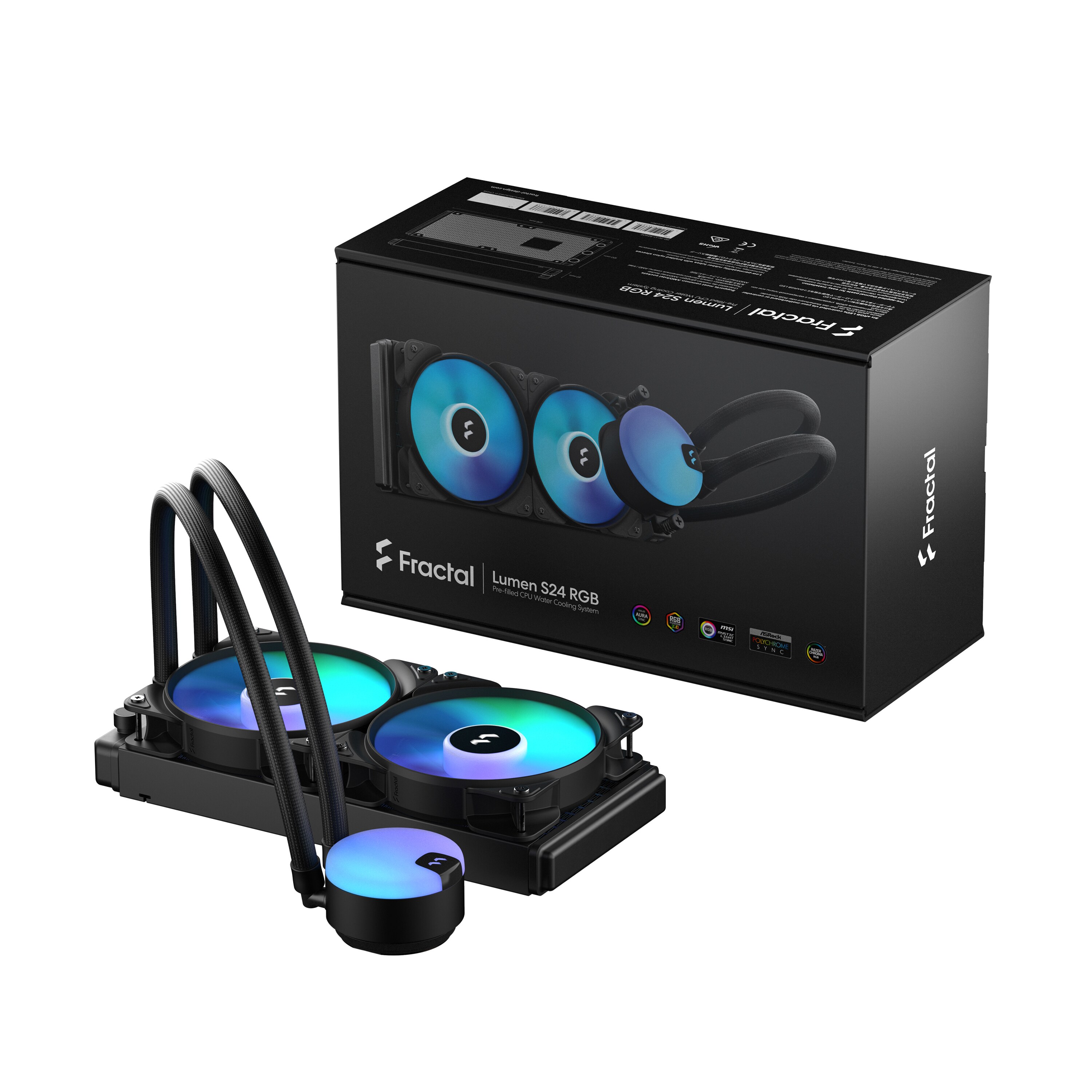 Fractal Design Lumen S24 V2 RGB CPU Komplett-Wasserk&uuml;hlung