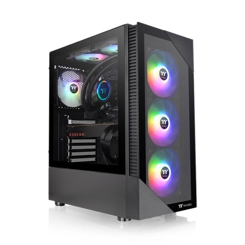 Thermaltake View 200 TG ARGB Mid Tower ATX Geh&auml;use Sichtfenster schwarz