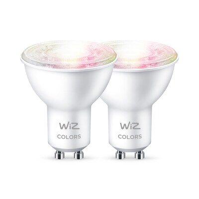 SEL.White günstig Kaufen-WiZ 50W GU10 Spot Tunable White & Color Doppelpack. WiZ 50W GU10 Spot Tunable White & Color Doppelpack <![CDATA[• Austauschtype: LED-Lampe / Sockel: GU10 • Leistung: 4,7 Watt als Ersatz für 50 Watt • Energieeffizienzklasse: F • Gewichtete