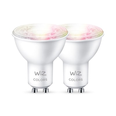 PP Color günstig Kaufen-WiZ 50W GU10 Spot Tunable White & Color Doppelpack. WiZ 50W GU10 Spot Tunable White & Color Doppelpack <![CDATA[• Austauschtype: LED-Lampe / Sockel: GU10 • Leistung: 4,7 Watt als Ersatz für 50 Watt • Energieeffizienzklasse: F • Gewichtete