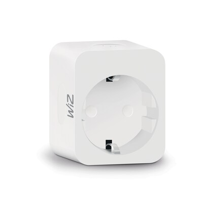 WL 10 günstig Kaufen-WiZ Smart Plug powermeter Type-F Steckdose weiß. WiZ Smart Plug powermeter Type-F Steckdose weiß <![CDATA[• steuerbare Steckdose bis 2300W / 10A • Drahtloses Kommunikationsprotokoll: WLAN • Ermöglicht die Sprachsteuerung jedes beliebigen 