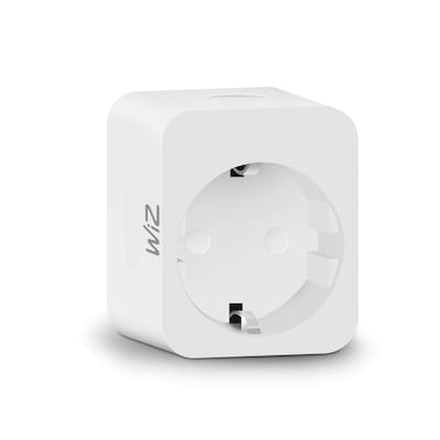 Plug günstig Kaufen-WiZ Smart Plug powermeter Type-F Steckdose weiß. WiZ Smart Plug powermeter Type-F Steckdose weiß <![CDATA[• steuerbare Steckdose bis 2300W / 10A • Drahtloses Kommunikationsprotokoll: WLAN • Ermöglicht die Sprachsteuerung jedes beliebigen 