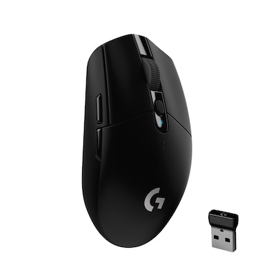 Light We günstig Kaufen-Logitech G305 LIGHTSPEED Kabellose Gaming Maus Schwarz. Logitech G305 LIGHTSPEED Kabellose Gaming Maus Schwarz <![CDATA[• Anwendungsbereich: Gaming, 6 Tasten, Scrollrad mit Tastenfunktion • Kabellos • Sensortechnologie: HERO (12.000 dpi) • Schwarz