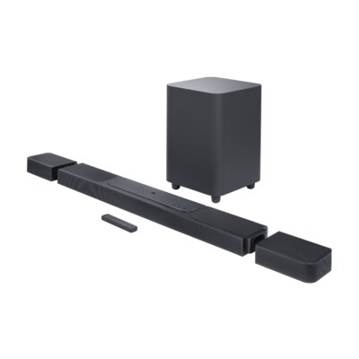 Bw 4 günstig Kaufen-JBL Bar 1300 11.1.4-Kanal Surround Soundbar mit kabellosem Subwoofer schwarz. JBL Bar 1300 11.1.4-Kanal Surround Soundbar mit kabellosem Subwoofer schwarz <![CDATA[• Dolby Atmos®- und DTS:X 3D-Surround-Sound • Echter Surround Sound mit abnehmbaren Su