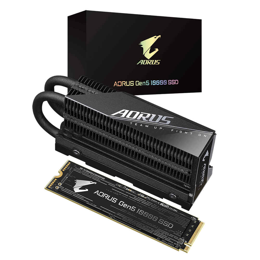 AORUS NVMe PCIe 5th Gen 10000 SSD 2TB M.2 2280