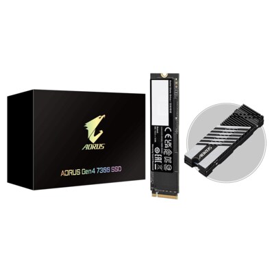 GIGABYTE AORUS NVMe PCIe 4th Gen 7300 SSD 1TB