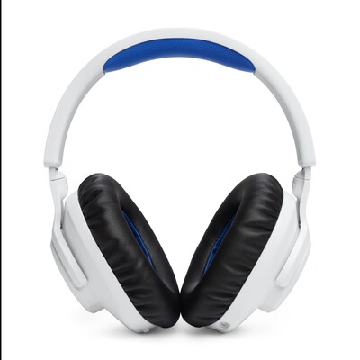 Gaming 2 günstig Kaufen-JBL Quantum 360P made for Playstation Over-Ear-Gaming-Headset USB-C weiß/blau. JBL Quantum 360P made for Playstation Over-Ear-Gaming-Headset USB-C weiß/blau <![CDATA[• 3,5-mm-Audiokabel • Kabelgebunden, Weiß, 252g • PlayStation5 • Imped