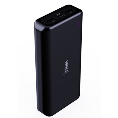 USB Powerbank günstig Kaufen-Verico Power Pro PD USB Powerbank, 20,000 mAh, schwarz. Verico Power Pro PD USB Powerbank, 20,000 mAh, schwarz <![CDATA[• USB Powerbank • Anschlüsse IN: 1x Micro USB, 1x USB-C • Anschlüsse OUT: 2x USB Typ-A, 1x USB Typ-C • LED Batterie Anzeige, 