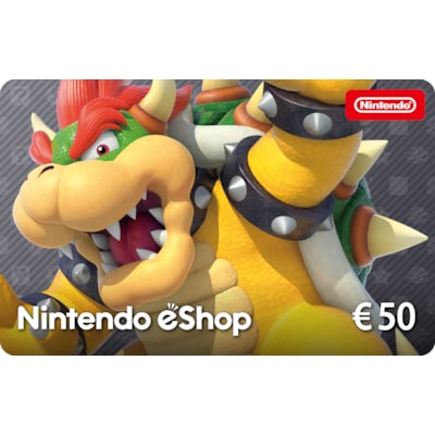 50 x günstig Kaufen-Nintendo eShop Guthaben 50€. Nintendo eShop Guthaben 50€ <![CDATA[• Anbieter/Vertragspartner: Nintendo of Europe GmbH • Guthaben/UVP: 50EUR • Produktart: Digitaler Code per E-Mail]]>. 