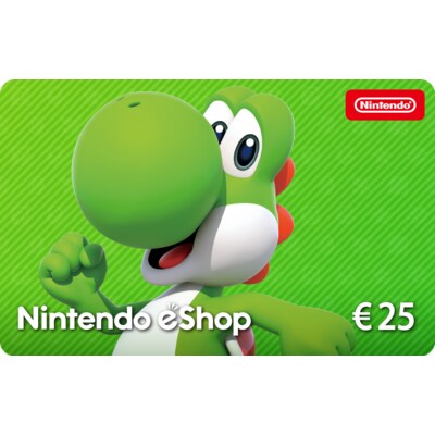 in Europe  günstig Kaufen-Nintendo eShop Guthaben 25€. Nintendo eShop Guthaben 25€ <![CDATA[• Anbieter/Vertragspartner: Nintendo of Europe GmbH • Guthaben/UVP: 25EUR • Produktart: Digitaler Code per E-Mail]]>. 